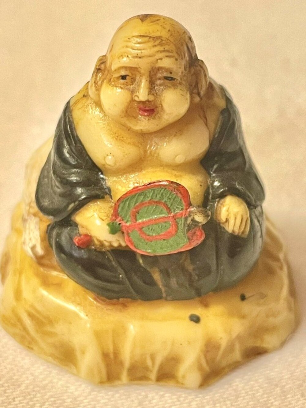 Vintage Japanese Lucky Gods of Fortune Figurines Celluloids Set of 6